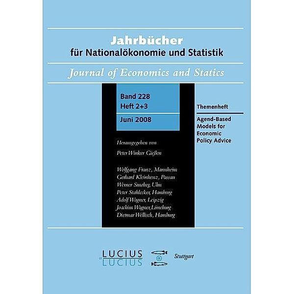 Agent Based Models for Economic Policy Advice / Jahrbuch des Dokumentationsarchivs des österreichischen Widerstandes