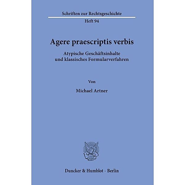 Agere praescriptis verbis, Michael Artner