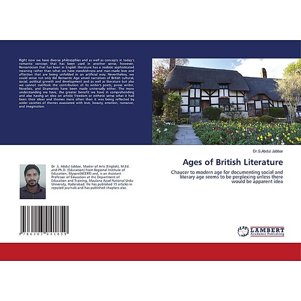 Ages of British Literature, Dr.S.Abdul Jabbar