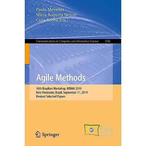 Agile Methods / Communications in Computer and Information Science Bd.1106