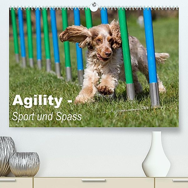 Agility - Sport und Spass (Premium, hochwertiger DIN A2 Wandkalender 2023, Kunstdruck in Hochglanz), Fotodesign Verena Scholze