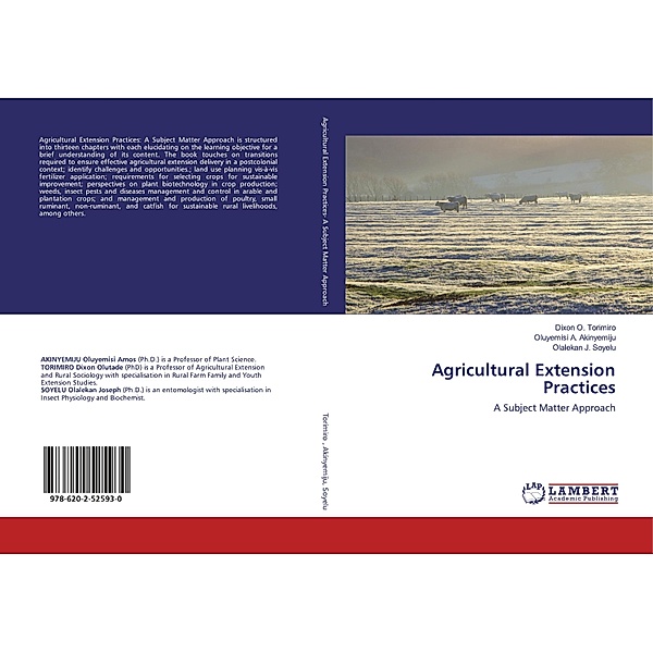 Agricultural Extension Practices, Dixon O. Torimiro, Oluyemisi A. Akinyemiju, Olalekan J. Soyelu