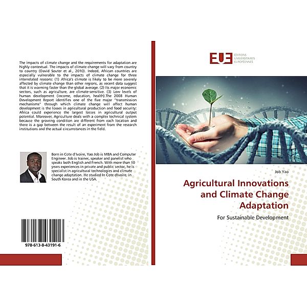 Agricultural Innovations and Climate Change Adaptation, Job Yao