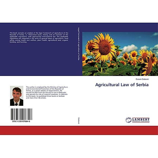 Agricultural Law of Serbia, Dusan Dabovic