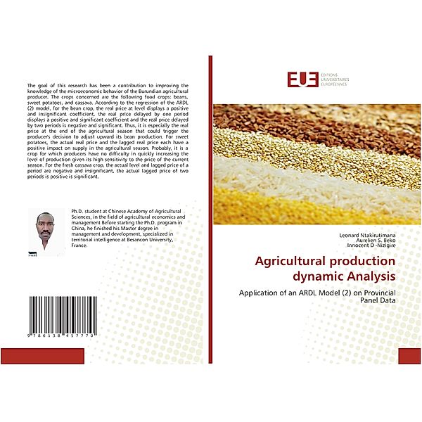 Agricultural production dynamic Analysis, Innocent D -Nizigire, Aurelien S. Beko, Léonard Ntakirutimana