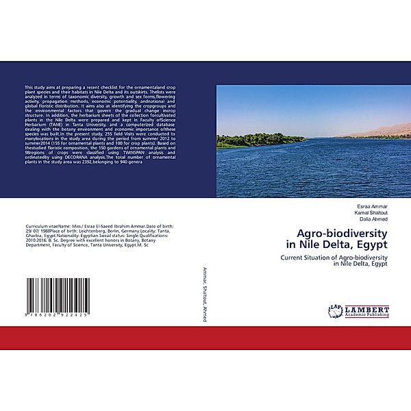 Agro-biodiversity in Nile Delta, Egypt, Esraa Ammar, Kamal Shaltout, Dalia Ahmed