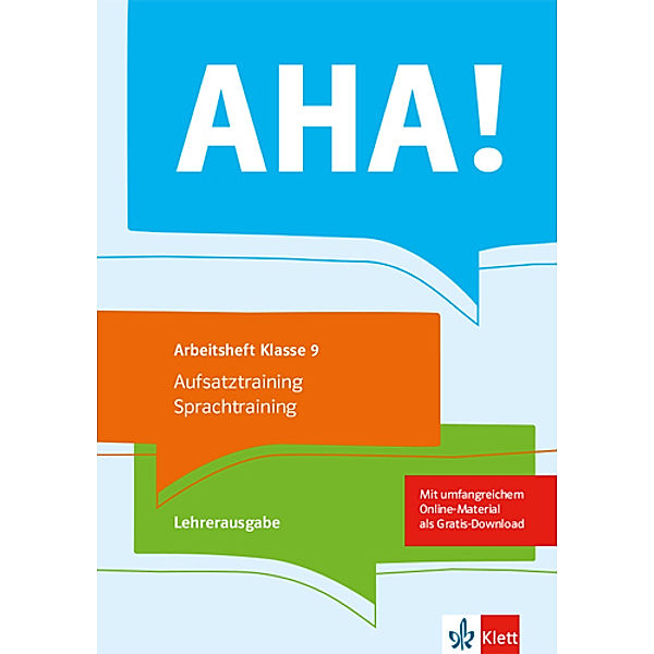 Aha! / AHA! 9. Aufsatztraining / Sprachtraining