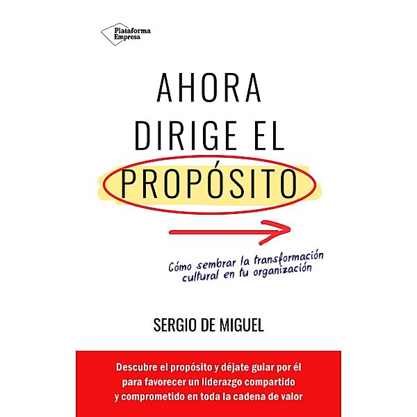 Ahora dirige el propósito, Sergio de Miguel