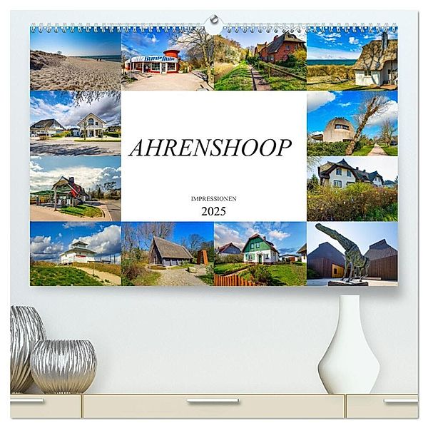 Ahrenshoop Impressionen (hochwertiger Premium Wandkalender 2025 DIN A2 quer), Kunstdruck in Hochglanz, Calvendo, Dirk Meutzner