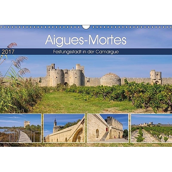 Aigues-Mortes - Festungsstadt in der Camargue (Wandkalender 2017 DIN A3 quer), LianeM