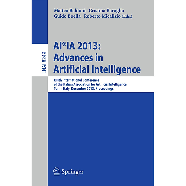 AI*IA 2013: Advances in Artificial Intelligence