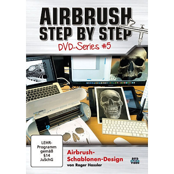 Airbrush-Schablonen-Design, DVD, Roger Hassler