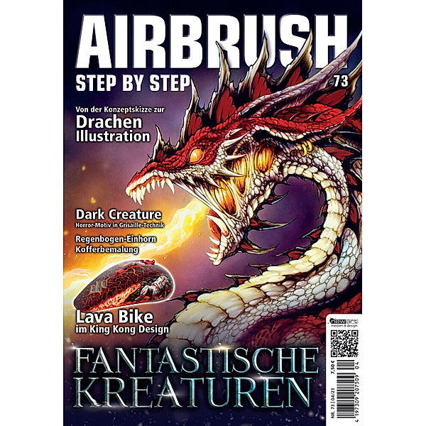 Airbrush Step by Step 73, Rodrick Fuchs, Philipp Klopfenstein, Lubos Pirek, Jessie Madera, Peter Colon