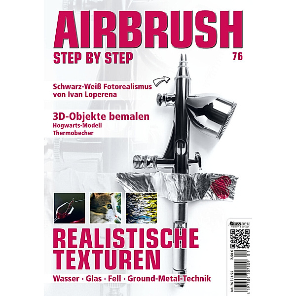 Airbrush Step by Step 76, Ralph-Torsten Kolmer, Sebastian Arenas, Benjamin Zikoll, Alicia Rios Cueva, Holger Schmidt