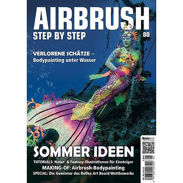 Airbrush Step by Step 80, Peter Tronser, David Kosak, Melina Wuggonig, Marque Terrynamahr Strickland, Micha Joos, Enrico Violante