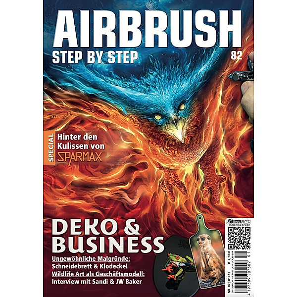 Airbrush Step by Step 82, Gerald Mendez, Tanya Bentham, René Becht, Benjamin Zikoll