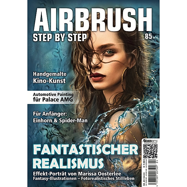 Airbrush Step by Step 85, Marissa Oosterlee, Timo Scheld, Jeffrey Martinez, Dalibor Pejicic