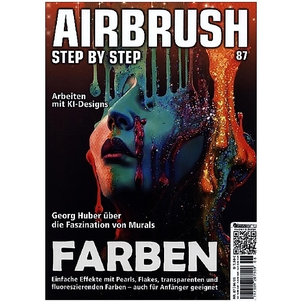 Airbrush Step by Step 87, Joshua A. Zarambo, Lorena Straffi, Irán Caro, Diethard Riedel, Georg Huber