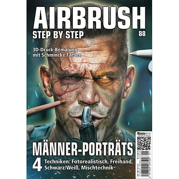 Airbrush Step by Step 88, Benjamin Zikoll, David Kosak, Rafael Padilla Ruiz, Midas Bayle Villanueva