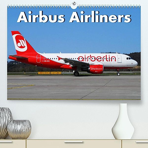 Airbus Airliners (Premium, hochwertiger DIN A2 Wandkalender 2023, Kunstdruck in Hochglanz), Arie Wubben