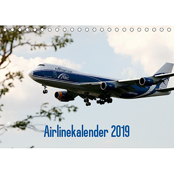 Airlinekalender 2019 (Tischkalender 2019 DIN A5 quer), Stefan Iskra & Julian Heitmann