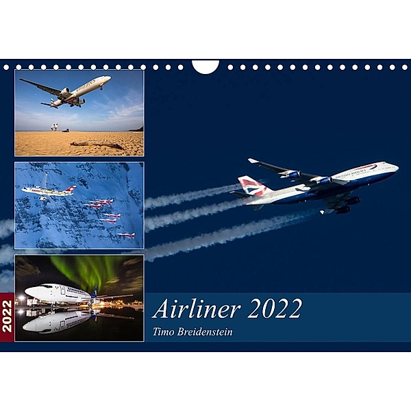 Airliner 2022 (Wandkalender 2022 DIN A4 quer), Timo Breidenstein