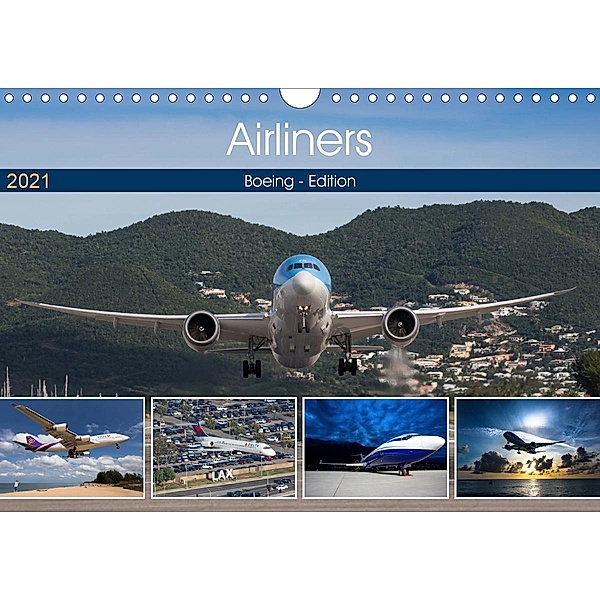 Airliners - Boeing Edition (Wandkalender 2021 DIN A4 quer), Timo Breidenstein