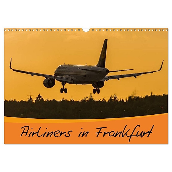 Airliners in Frankfurt (Wandkalender 2024 DIN A3 quer), CALVENDO Monatskalender, Marcel Wenk