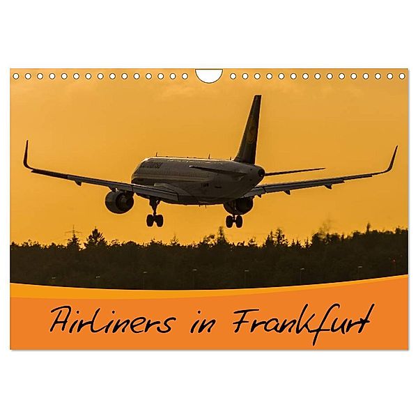 Airliners in Frankfurt (Wandkalender 2024 DIN A4 quer), CALVENDO Monatskalender, Marcel Wenk