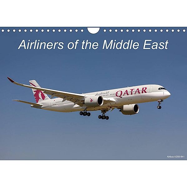 Airliners of the Middle East (Wall Calendar 2023 DIN A4 Landscape), Karel Nemec