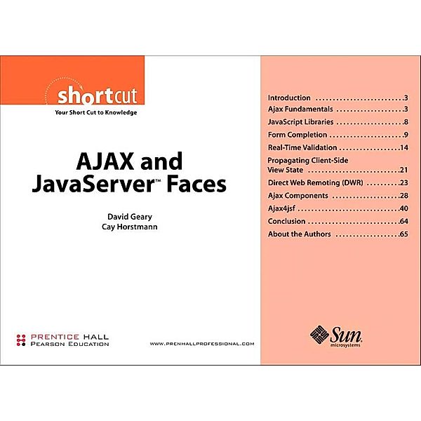 AJAX and JavaServer(TM) Faces (Digital Short Cut), Geary David, Horstmann Cay S.