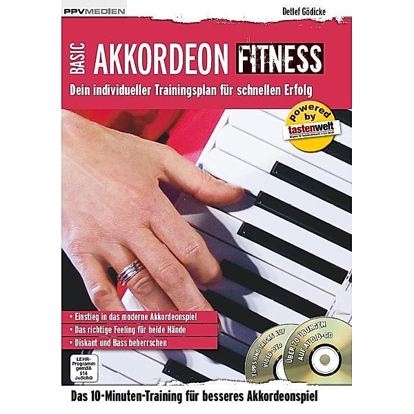 Akkordeon Fitness, m. 1 Audio-CD, m. 1 DVD.Bd.1, Detlef Gödicke