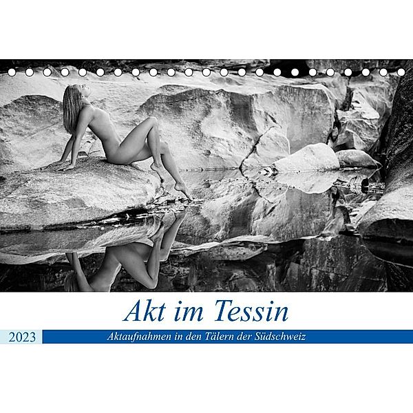 Akt im Tessin (Tischkalender 2023 DIN A5 quer), Martin Zurmühle