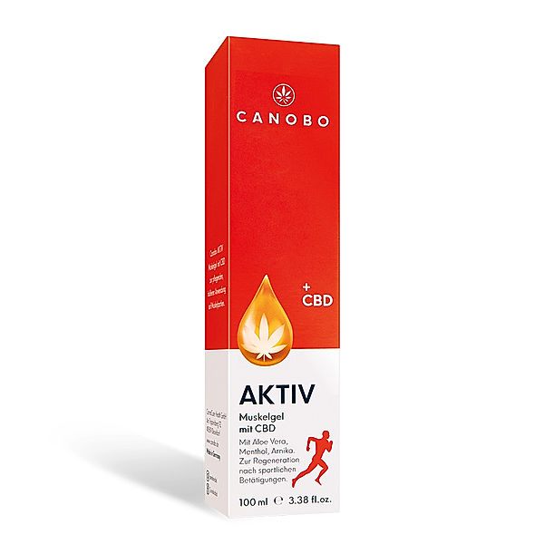 AKTIV Muskelgel mit CBD von CANOBO (100 ml)