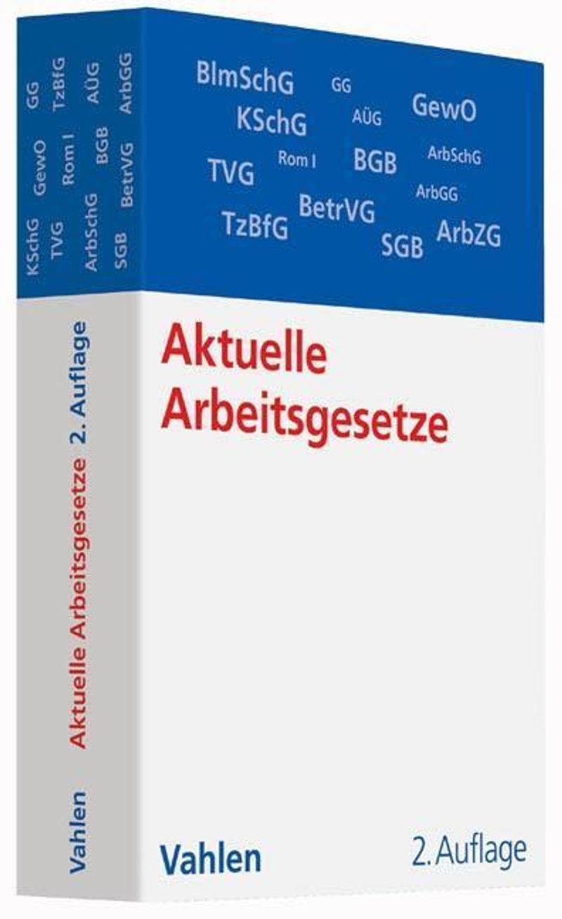 Aktuelle Arbeitsgesetze ArbG Buch versandkostenfrei bei Weltbild.de