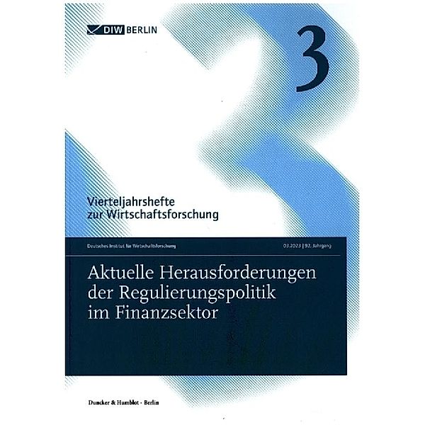 Aktuelle Herausforderungen der Regulierungspolitik im Finanzsektor.