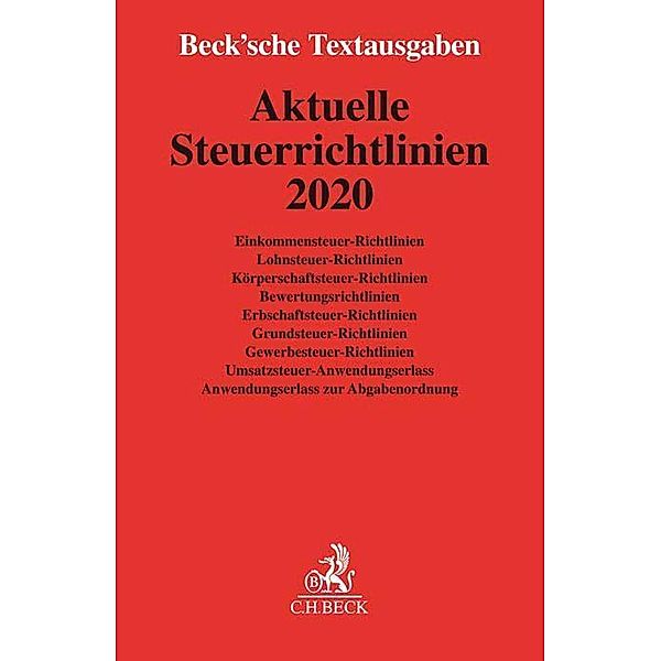 Aktuelle Steuerrichtlinien 2020