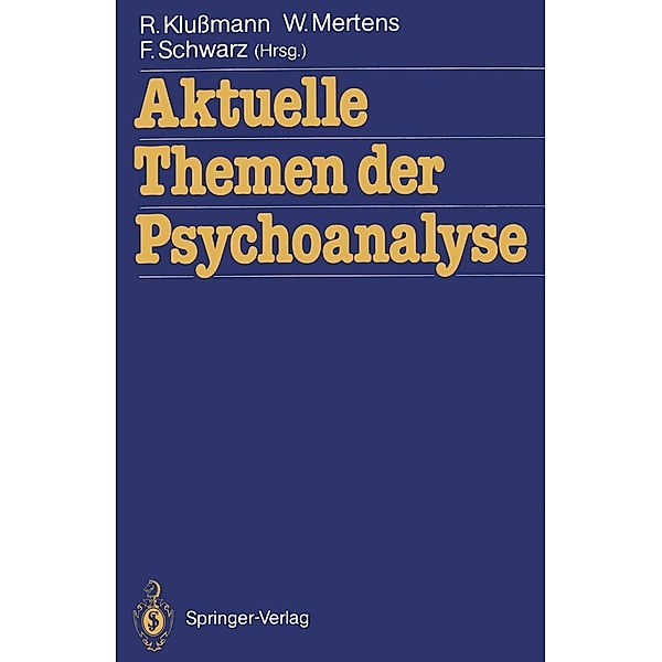 Aktuelle Themen der Psychoanalyse
