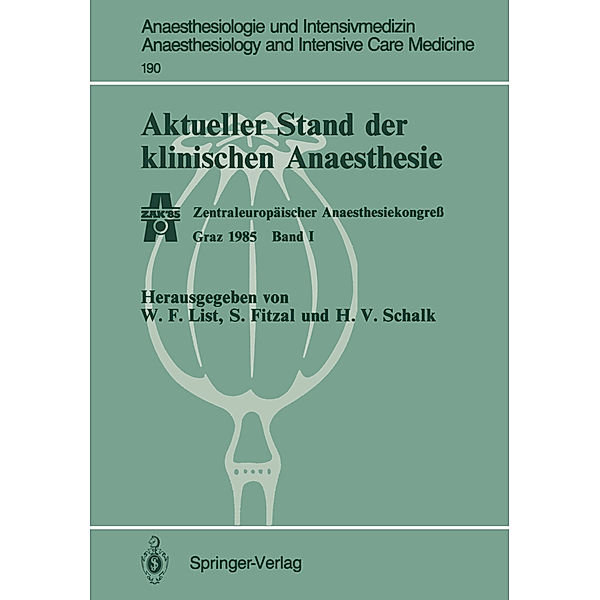 Aktueller Stand der klinischen Anaesthesie