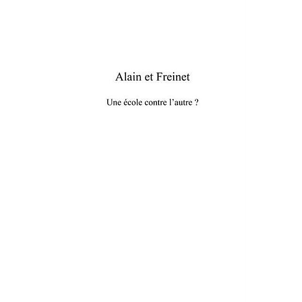 Alain et Freinet / Hors-collection, Baptiste Jacomino