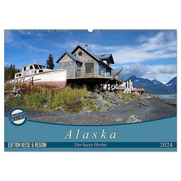 Alaska - der kurze Herbst (Wandkalender 2024 DIN A2 quer), CALVENDO Monatskalender, Flori0