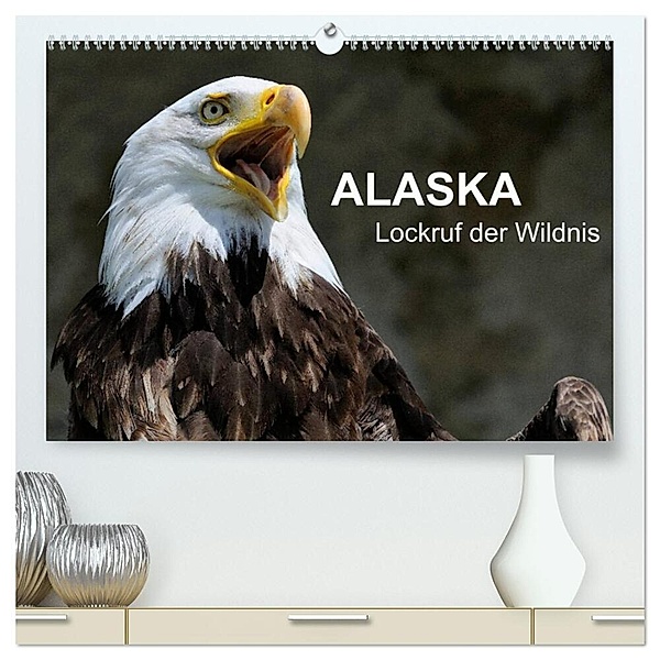 Alaska - Lockruf der Wildnis (hochwertiger Premium Wandkalender 2024 DIN A2 quer), Kunstdruck in Hochglanz, Dieter Wilczek