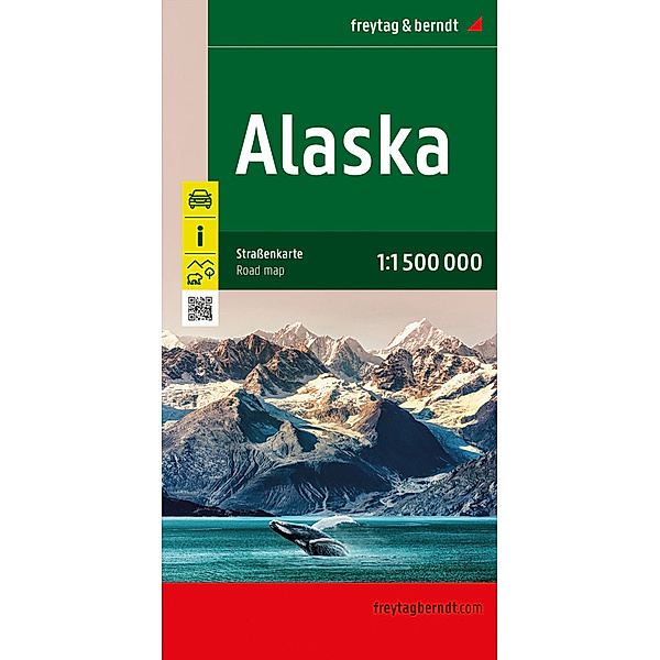 Alaska, Strassenkarte 1:1.500.000, freytag & berndt