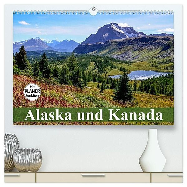 Alaska und Kanada (hochwertiger Premium Wandkalender 2024 DIN A2 quer), Kunstdruck in Hochglanz, Elisabeth Stanzer