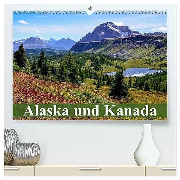Alaska und Kanada (hochwertiger Premium Wandkalender 2024 DIN A2 quer), Kunstdruck in Hochglanz, Elisabeth Stanzer