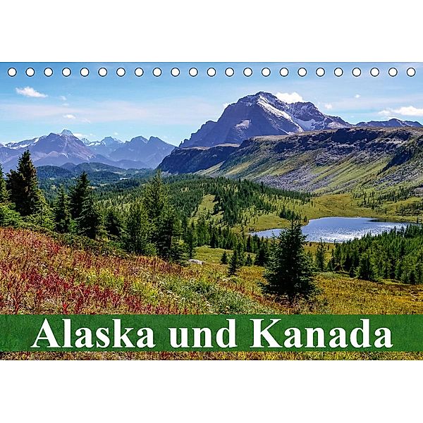 Alaska und Kanada (Tischkalender 2021 DIN A5 quer), Elisabeth Stanzer