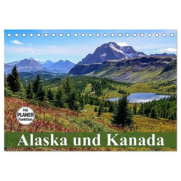 Alaska und Kanada (Tischkalender 2025 DIN A5 quer), CALVENDO Monatskalender, Calvendo, Elisabeth Stanzer