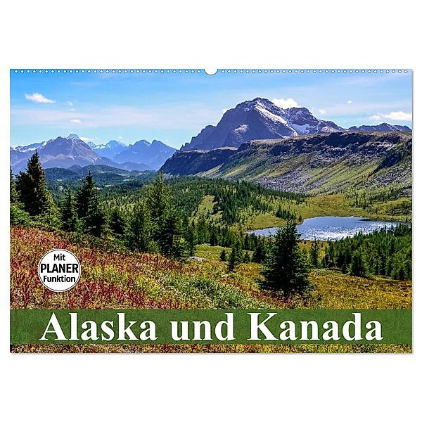 Alaska und Kanada (Wandkalender 2025 DIN A2 quer), CALVENDO Monatskalender, Calvendo, Elisabeth Stanzer