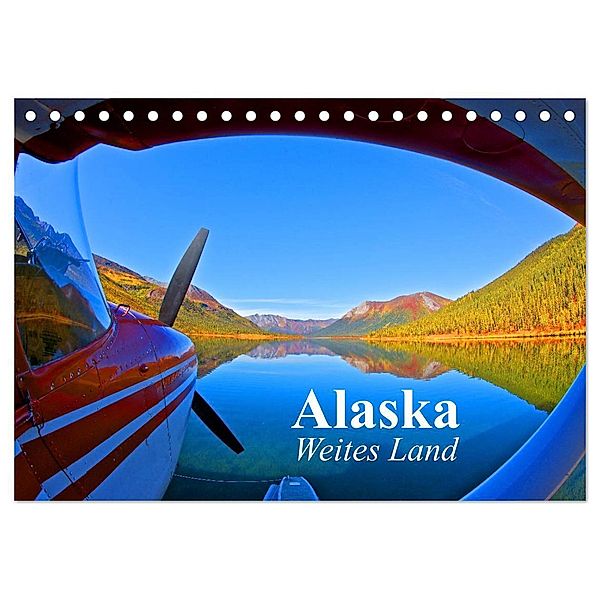 Alaska - Weites Land (Tischkalender 2024 DIN A5 quer), CALVENDO Monatskalender, Elisabeth Stanzer