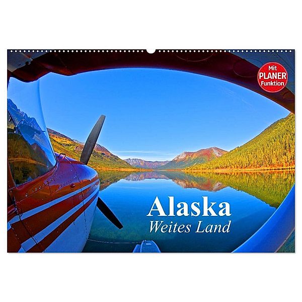 Alaska - Weites Land (Wandkalender 2024 DIN A2 quer), CALVENDO Monatskalender, Elisabeth Stanzer